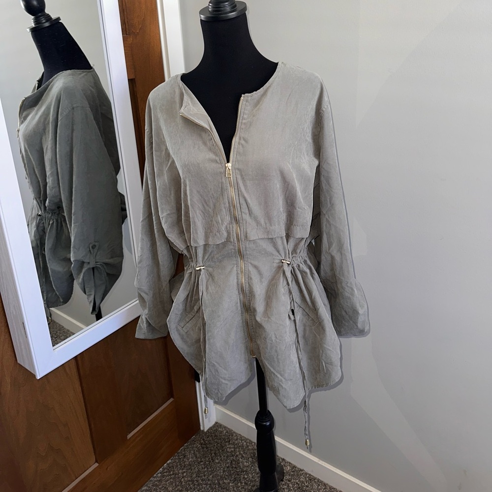 Maurices Plus Size Soft Zip Front Anorak Jacket